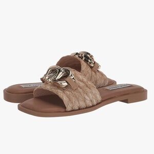 Steve Madden Gene Raffia Sandal